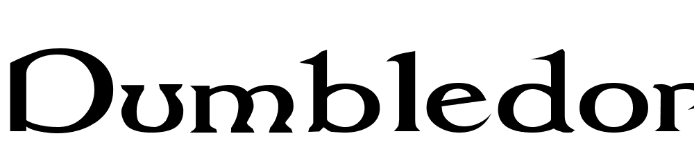 Dumbledor-1-Wide font family download free