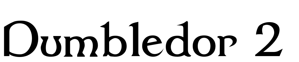 Dumbledor-2 font family download free