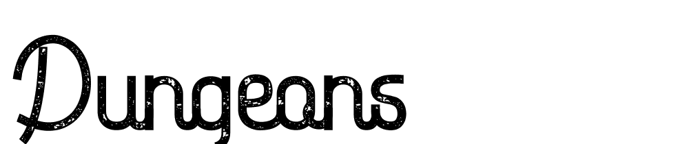 Dungeons font family download free