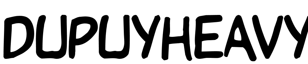 DupuyHeavy-Regular font family download free