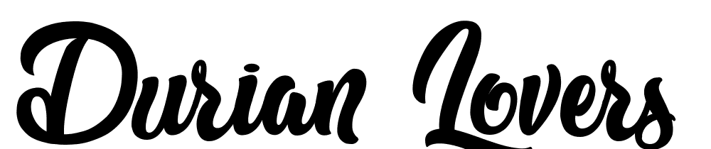 Durian Lovers  Personal Use font family download free