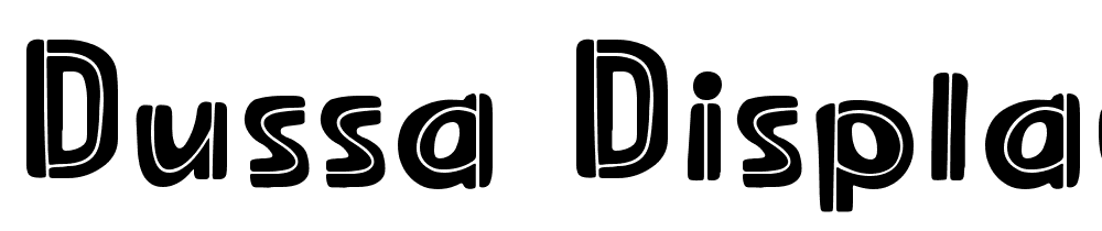 Dussa-Display font family download free