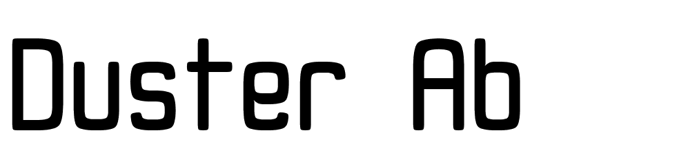 duster-ab font family download free