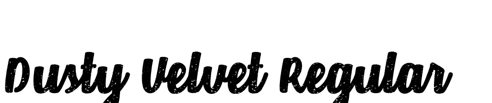 Dusty-Velvet-Regular font family download free