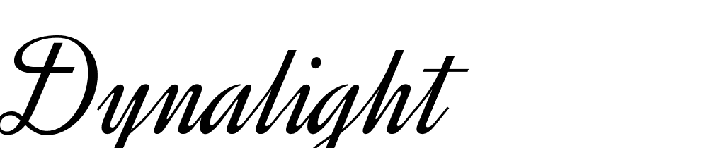 dynalight font family download free