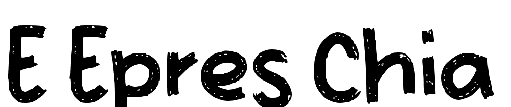 e Epres Chia font family download free