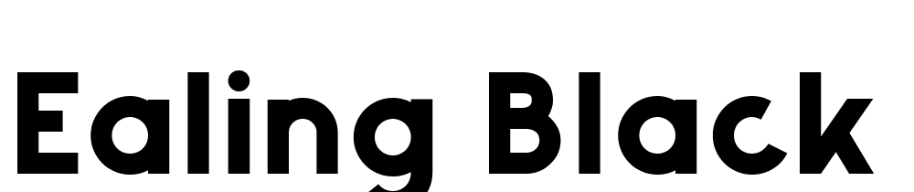 Ealing-Black-W00-Regular font family download free