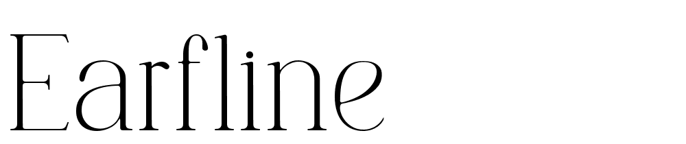 earfline font family download free