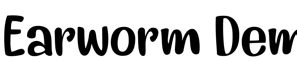 Earworm-DEMO-Regular font family download free