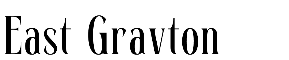 East-Gravton font family download free