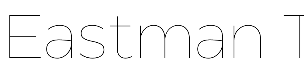 Eastman-Trial-Thin font family download free