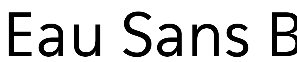 Eau-Sans-Book font family download free