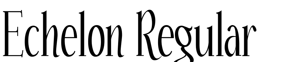 Echelon-Regular font family download free