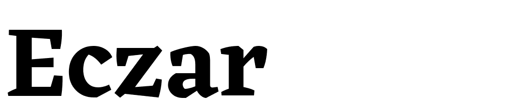 eczar font family download free