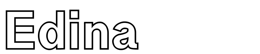 edina font family download free