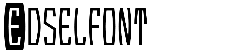 edselfont font family download free