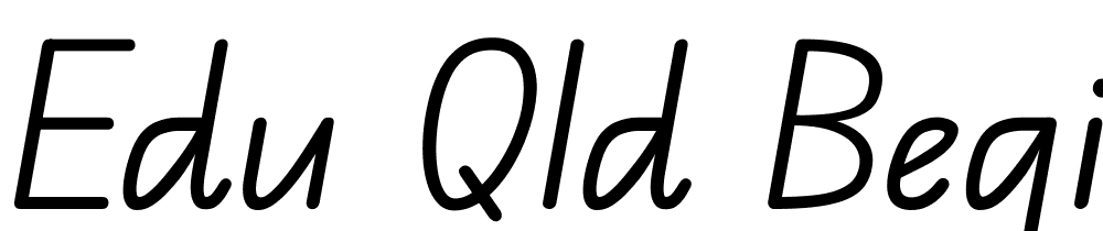 edu-qld-beginner font family download free