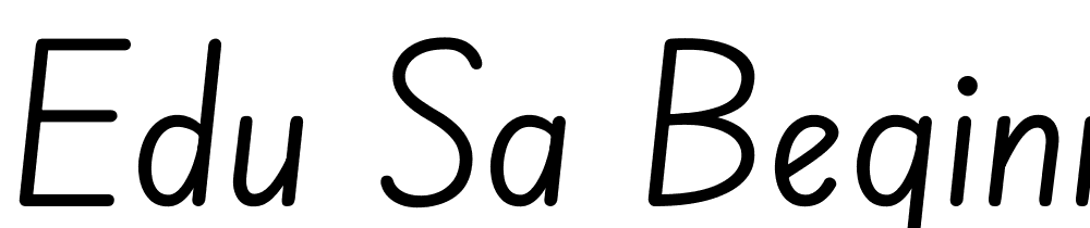 Edu-SA-Beginner-Regular font family download free