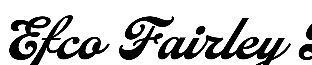 EFCO-Fairley-Demo font family download free