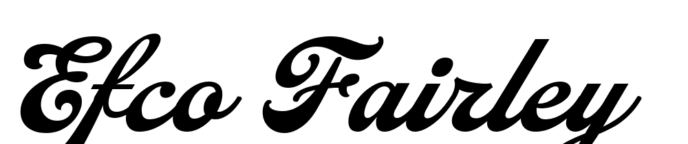 EFCO Fairley font family download free