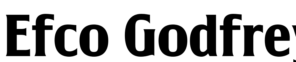 Efco Godfrey font family download free