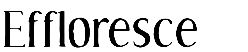 effloresce font family download free