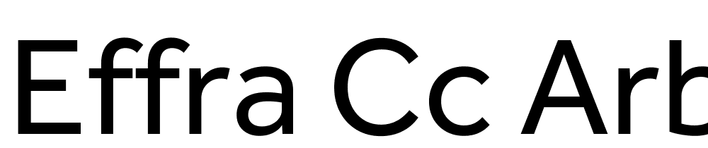 Effra-CC-Arbc-Regular font family download free