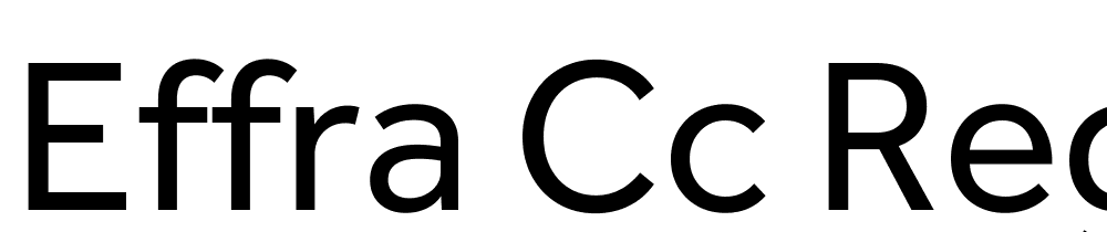 Effra-CC-Regular font family download free