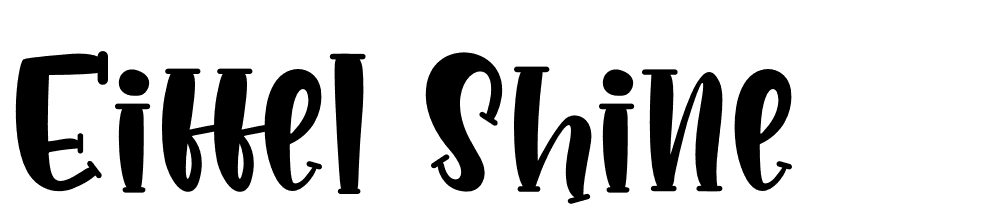 Eiffel-Shine font family download free