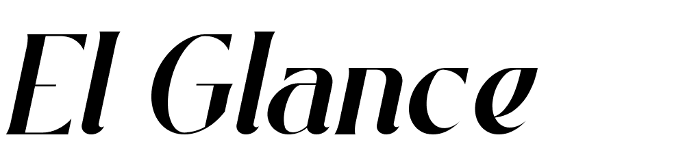 el-glance font family download free