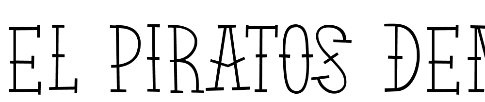 El-Piratos-demo font family download free