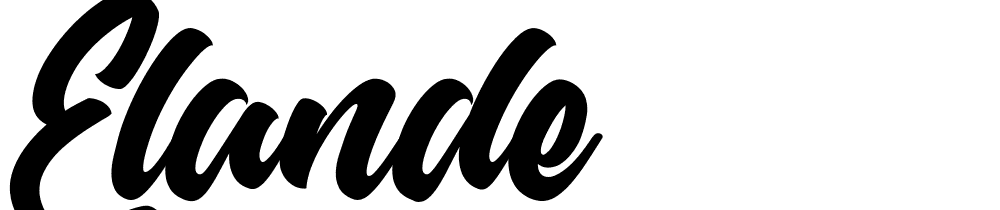 ELANDE font family download free