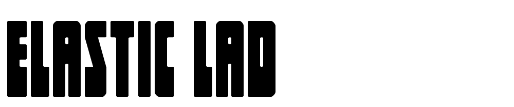 Elastic-Lad font family download free