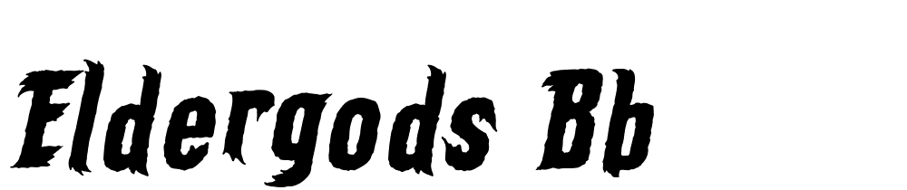 eldergods-bb font family download free