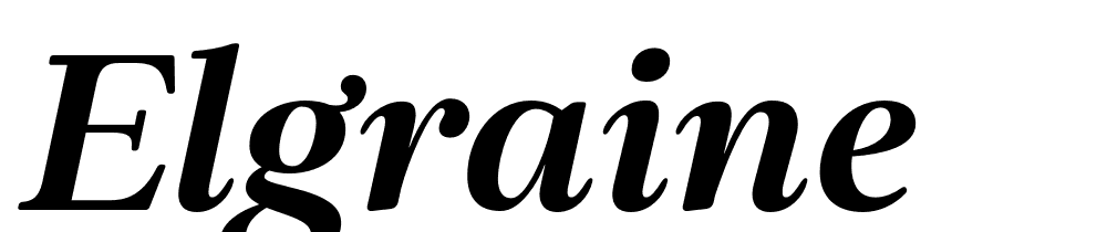 Elgraine font family download free