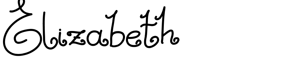 Elizabeth font family download free