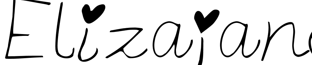 elizajane font family download free