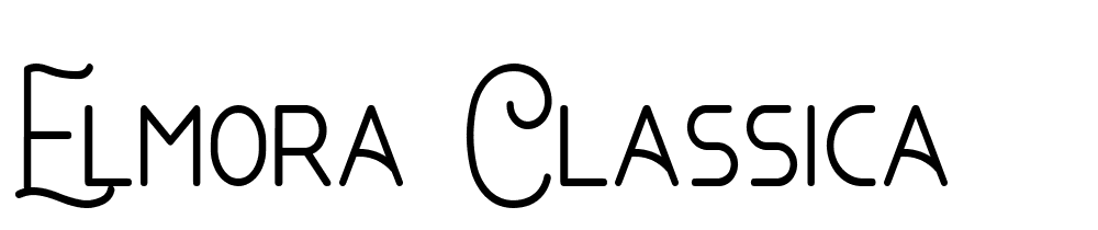 Elmora Classica font family download free