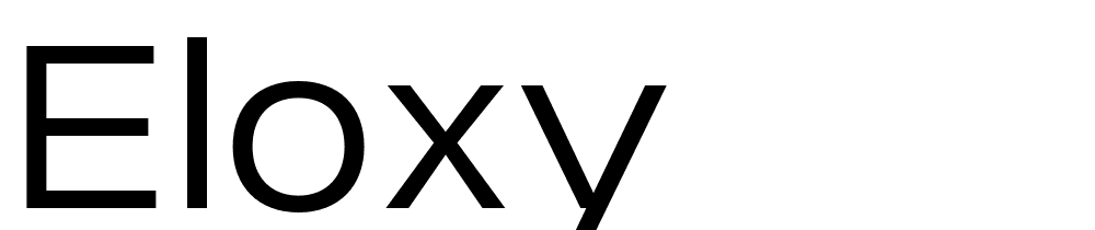 Eloxy font family download free