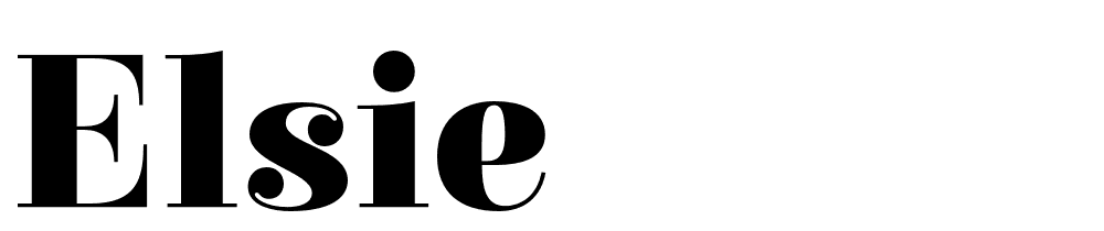 elsie font family download free