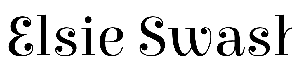 Elsie-Swash-Caps font family download free