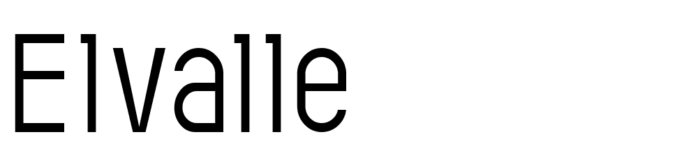 elvalle font family download free