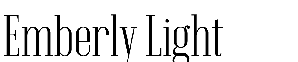 Emberly-Light font family download free