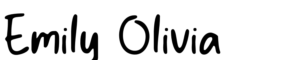 emily-olivia font family download free