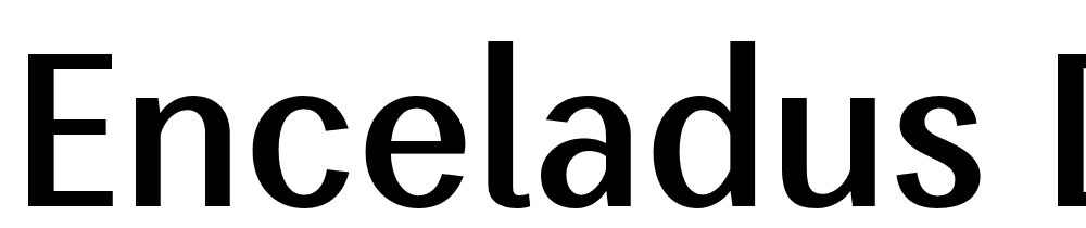 Enceladus-DemiBold font family download free