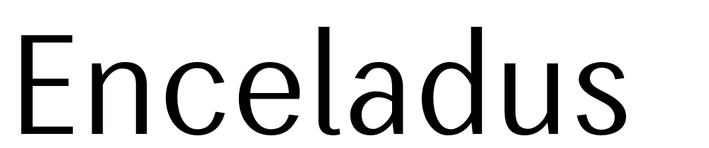 Enceladus font family download free