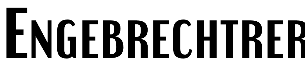 EngebrechtreRg-Bold font family download free