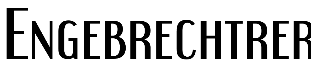 EngebrechtreRg-Regular font family download free