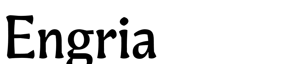 Engria font family download free