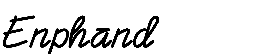 Enphand font family download free